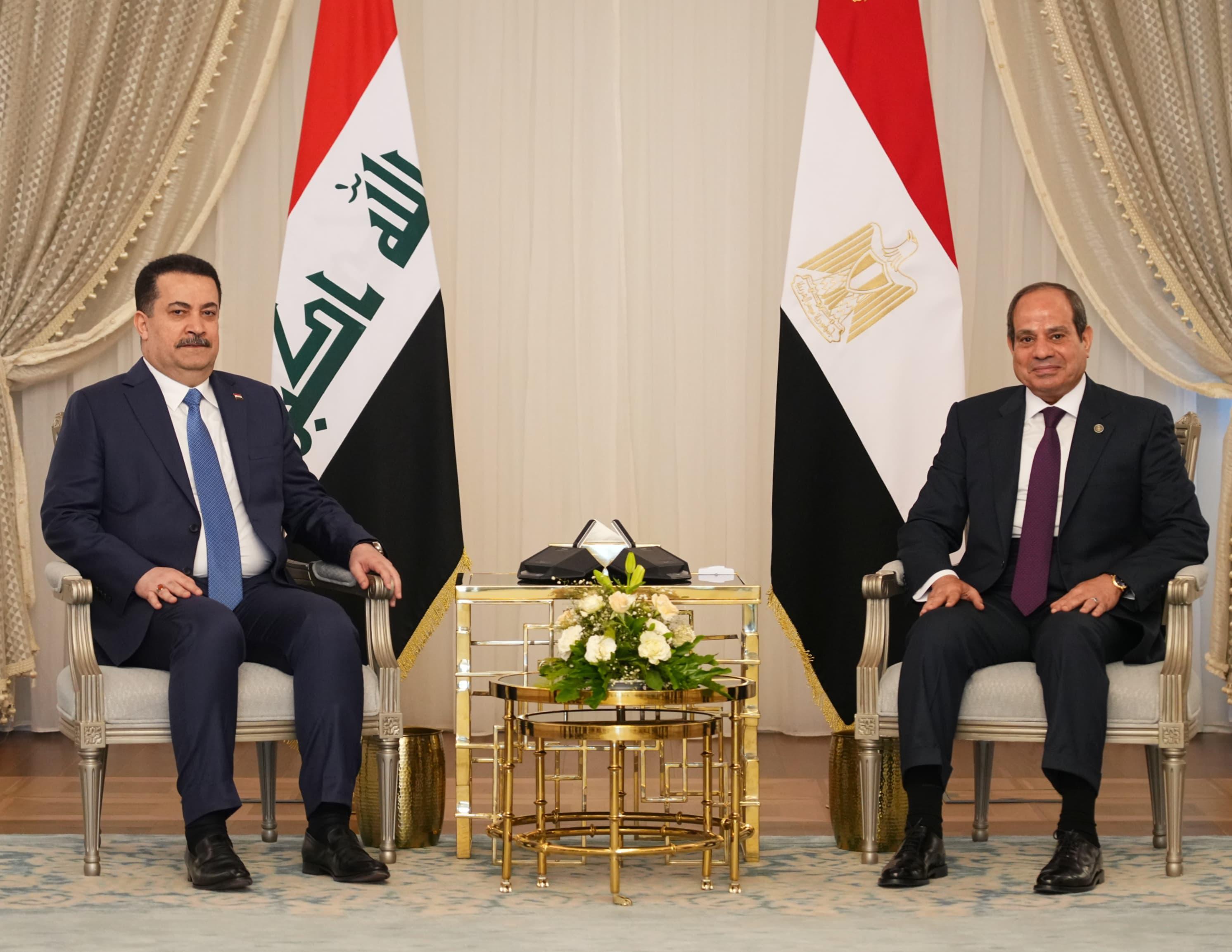Sudani and El-Sisi Discuss Containing Escalation in the Middle East via Phone