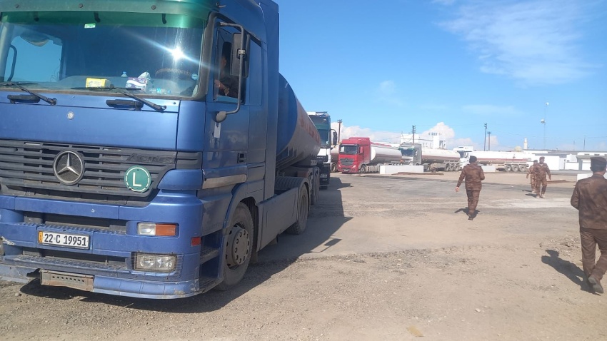 With 70 Tankers: Iraq Opens Rabia Border Crossing for Crude Oil Exports to Regional Markets