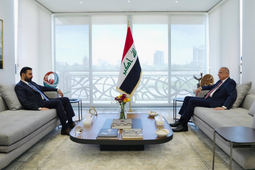 الزيدي والكاظمي يؤكدان ضرورة التعاون لتشكيل حكومة وطنية جامعة