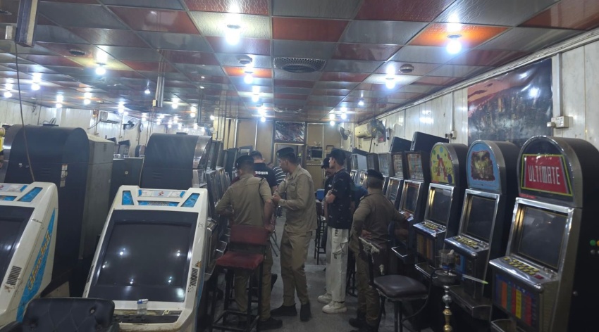 Four Arrested and Gambling Hall Shut Down in Baghdad