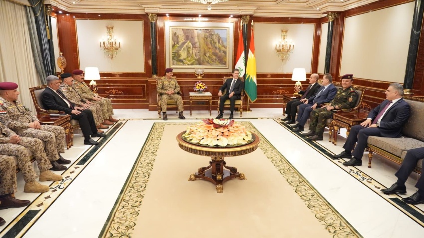Army Chief of Staff Holds High-Level Security Talks in the Kurdistan Region