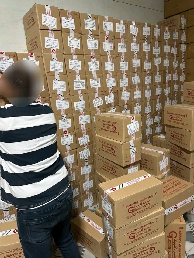 دائرة صحة ديالى تضبط شحنة أدوية مهربة تضم 390 ألف قطعة