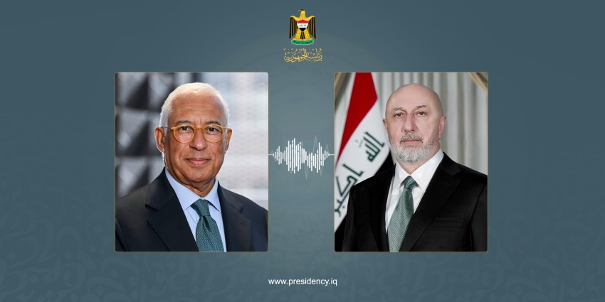 رئيس الجمهورية يبحث مع رئيس المجلس الأوروبي جهود خفض التصعيد الإقليمي