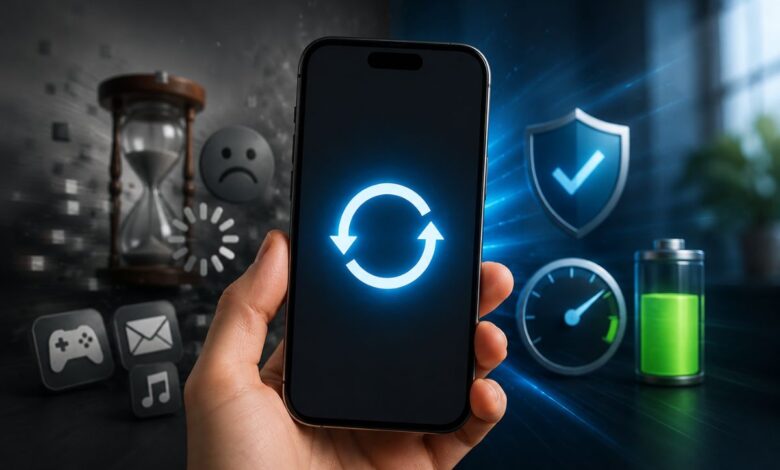 خبراء التقنية يوضحون الفوائد الفعلية لإعادة التشغيل الدوري للهواتف الذكية
