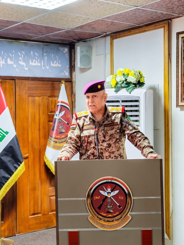 المفتش العسكري العام يترأس المؤتمر الأسبوعي لضباط المفتشية العسكرية