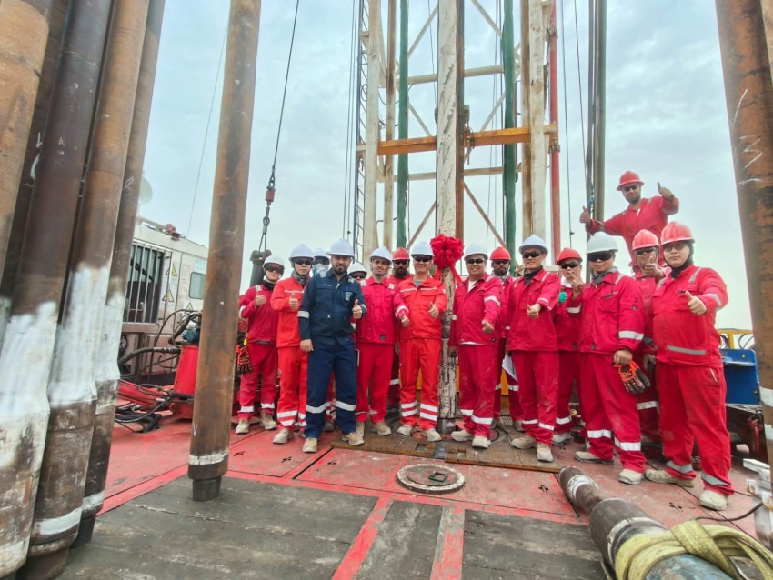 انطلاق أعمال حفر أول بئر تقييمية لتطوير الحقول النفطية في الفرات الأوسط