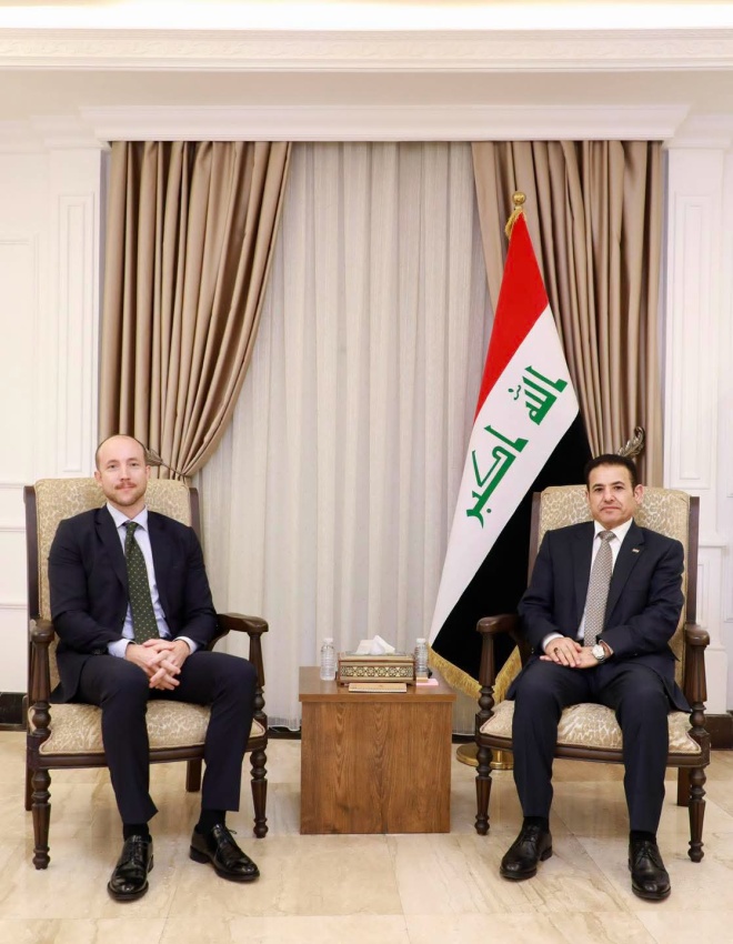 بحث تعزيز التعاون الأمني والعلاقات الثنائية بين العراق والنرويج